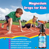 ReviNutra Kids Magnesium Glycinate Liquid 150g label close-up