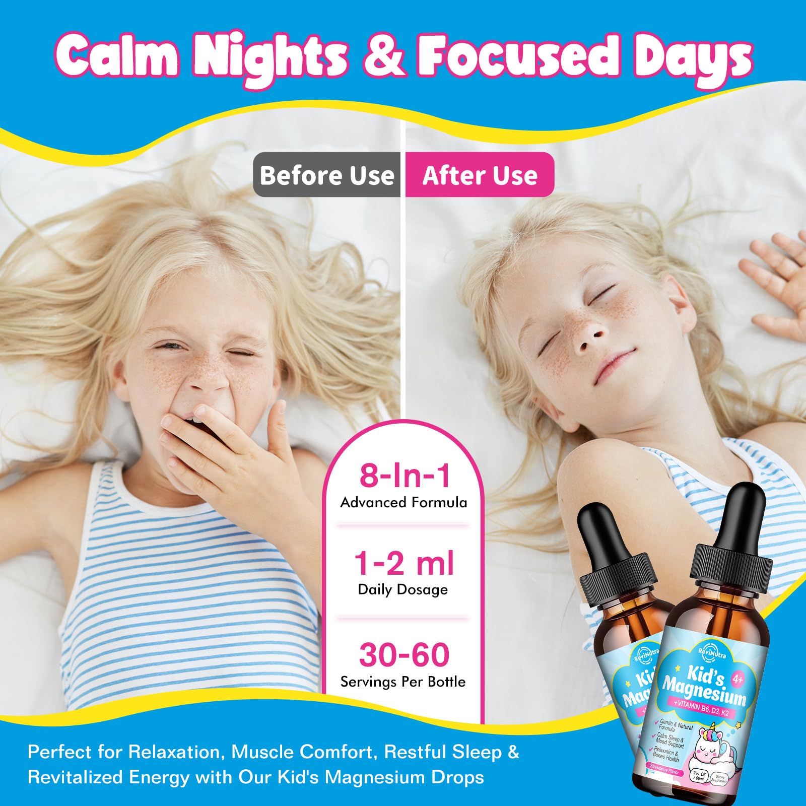 ReviNutra Kids Magnesium Glycinate Liquid 150g lifestyle scene