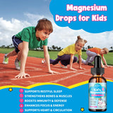 ReviNutra Kids Magnesium Glycinate Liquid 299g label close-up