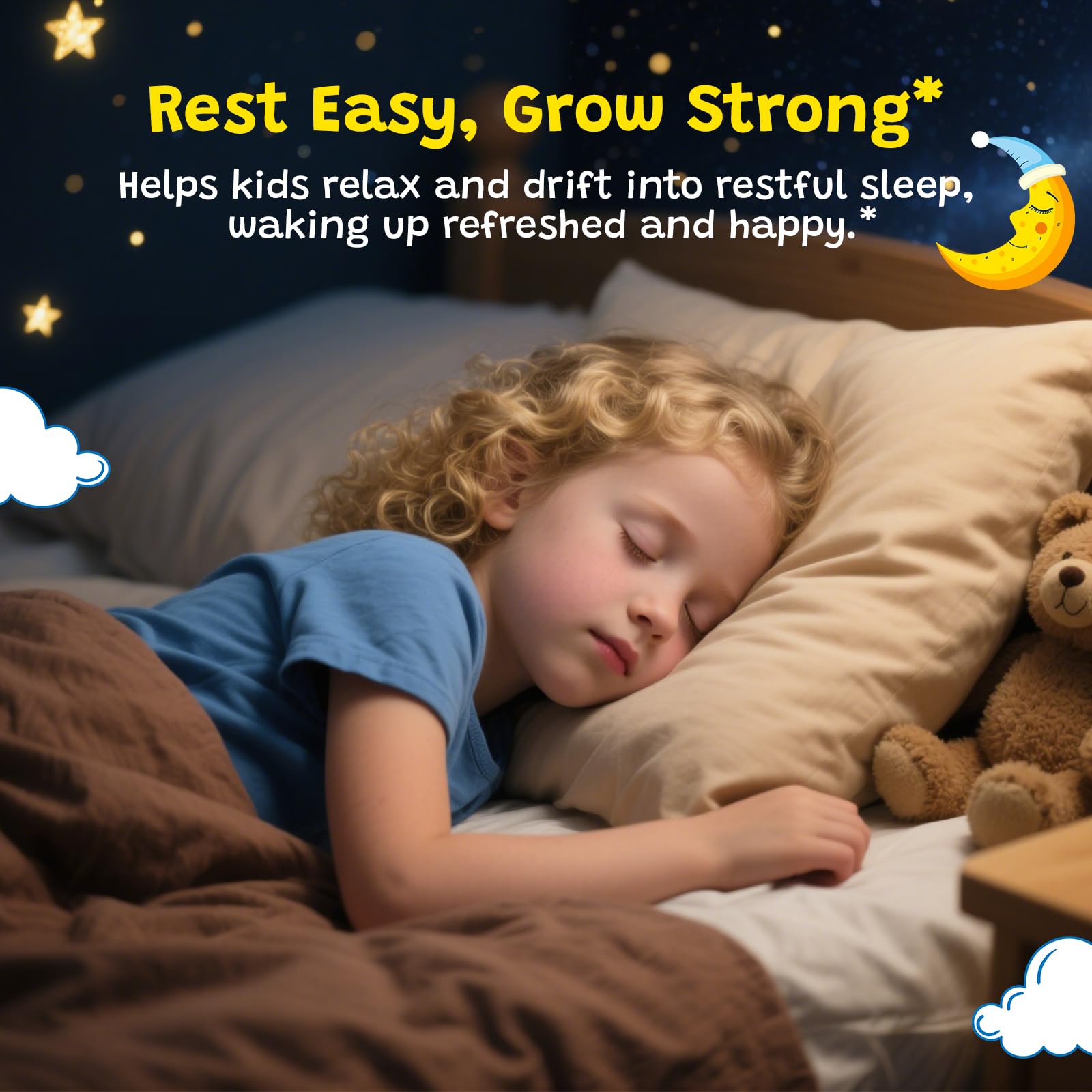 ReviNutra Kids Magnesium Glycinate Liquid lifestyle image with child
