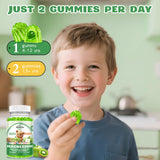 ReviNutra Kids Magnesium Gummies with a glass of water