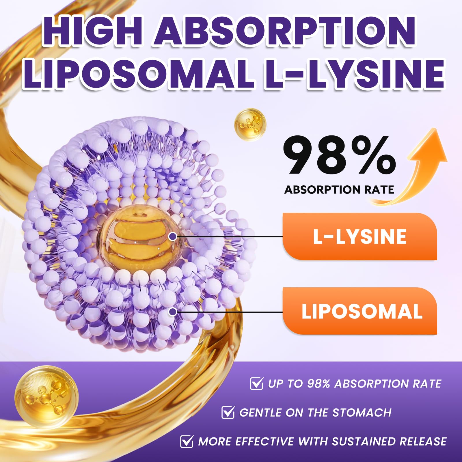 ReviNutra L-Lysine Liquid Drops 159g with dropper