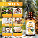 ReviNutra Liquid Iron Supplement 150g with dosage dropper