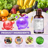 ReviNutra Magnesium Drops 1300mg grape flavour label close-up