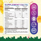 ReviNutra Magnesium Gummies 400mg gummies displayed with children's toys