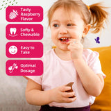ReviNutra Magnesium Gummies being held by a child