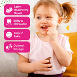 ReviNutra Magnesium Gummies with a child holding them
