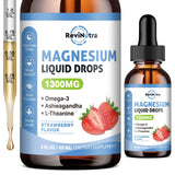ReviNutra Magnesium Liquid Drops 1300mg front view