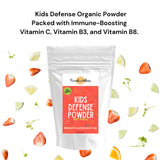 Revitalize Wellness Kid's Defense Powder with smoothie ingredients
