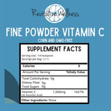 Revitalize Wellness Vitamin C Powder 1000mg packaging