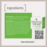 Reviva Labs Alpha Lipoic Acid Supplement back view