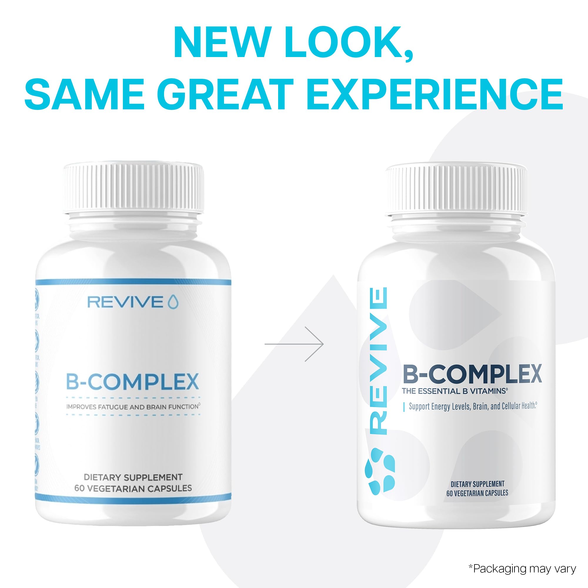 Revive B-Complex Supplement packaging details