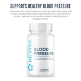 Revive Blood Pressure Support Capsules side view showing bottle