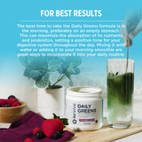 Revive Daily Greens ingredients list close-up