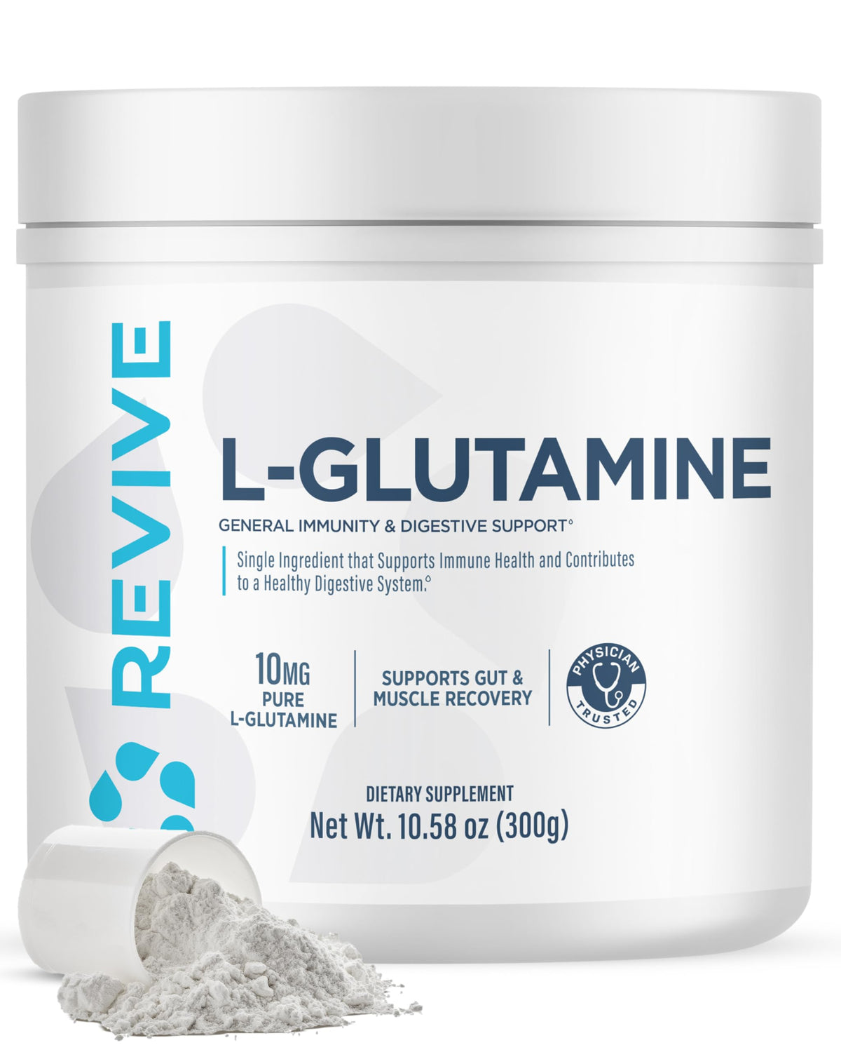 Revive L-Glutamine Powder 349g front view