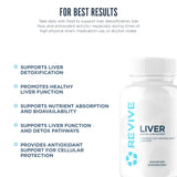 Revive Liver Support Supplement 120 Capsules side view