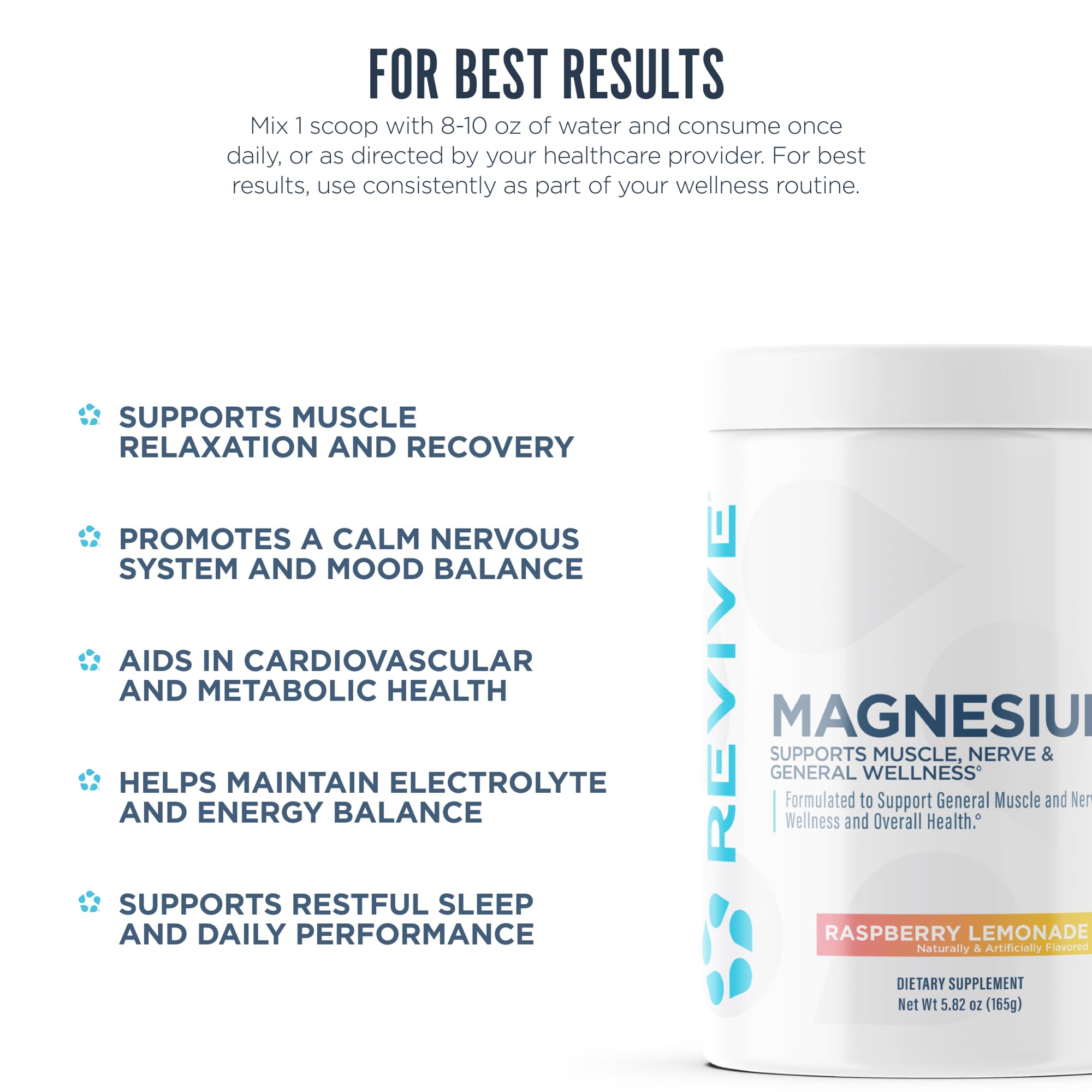 Revive Magnesium Plus Supplement ingredients list