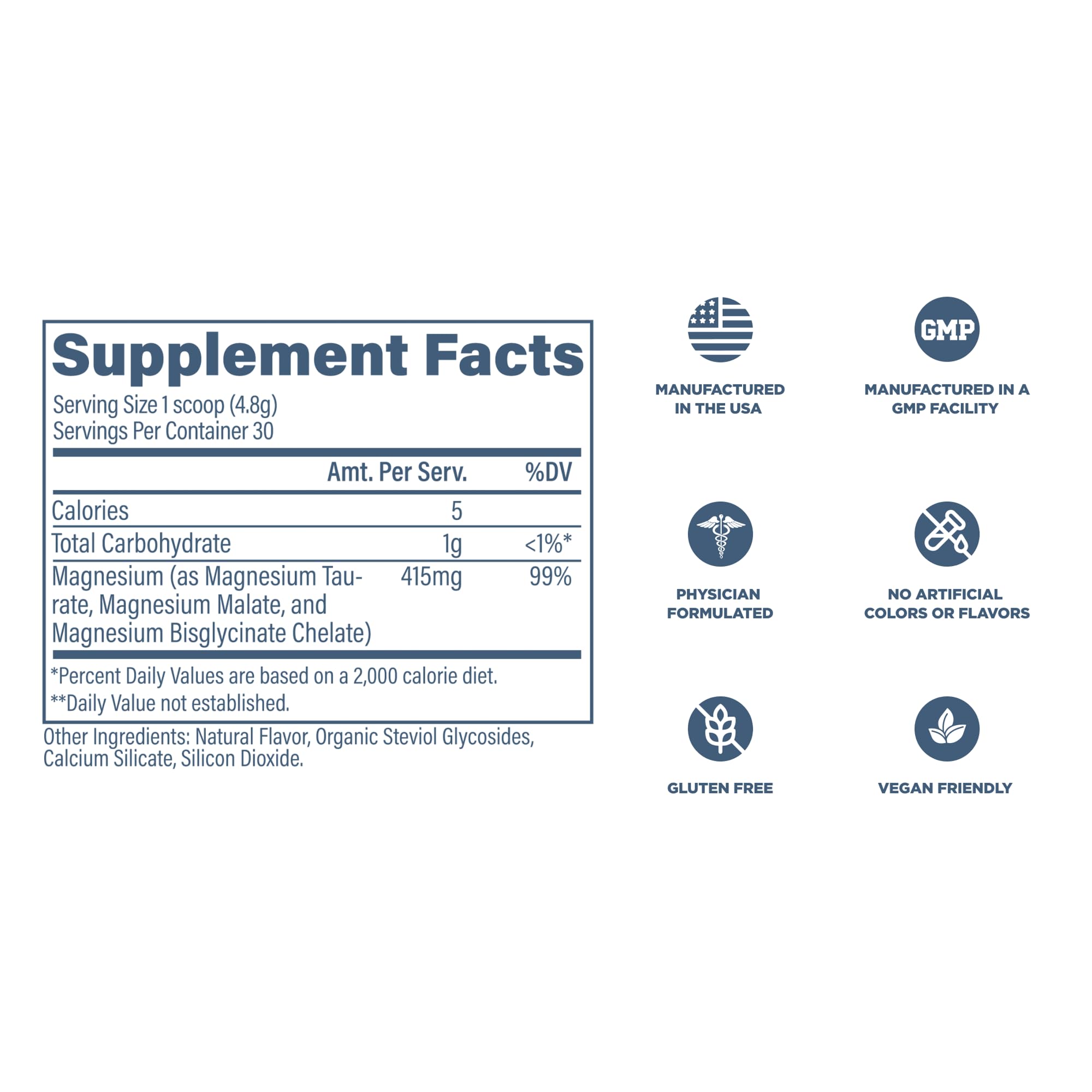 Revive Magnesium Plus Supplement side view