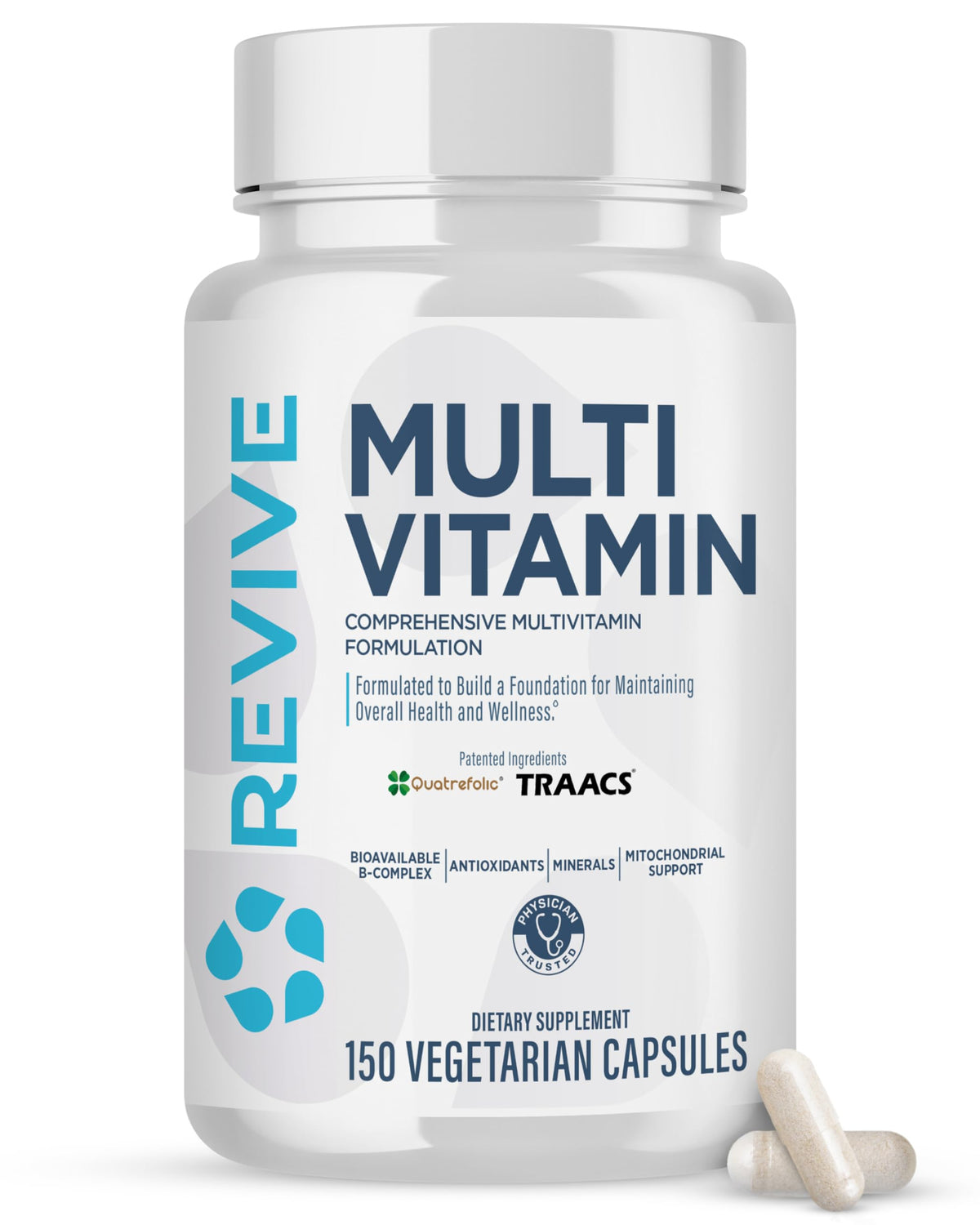 Revive Multi Vitamin Capsules front view with packaging
