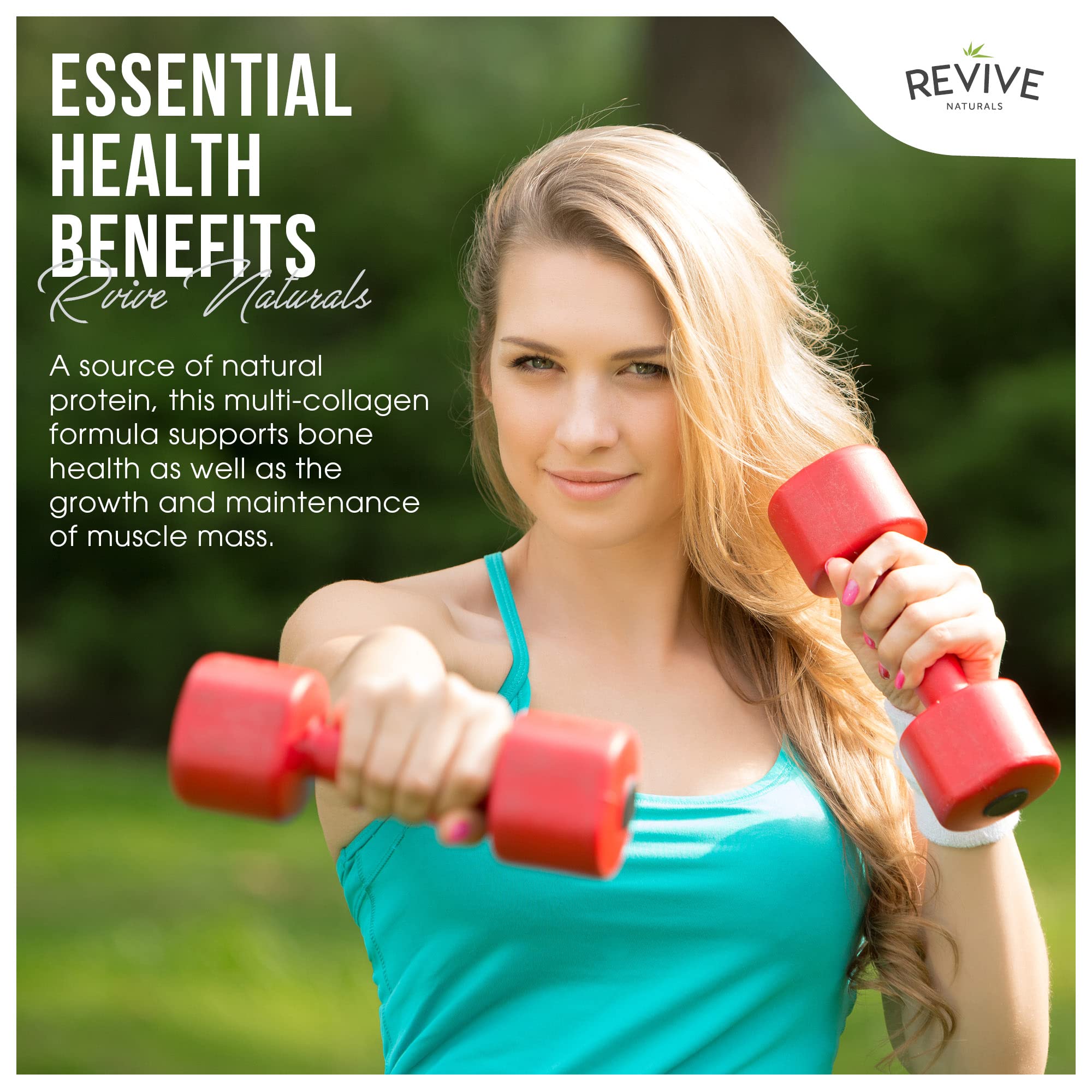 Revive Naturals Collagen Supplement 454g nutritional information