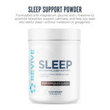 Revive Sleep Supplement Dark Chocolate packaging side view