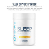 Revive Sleep Supplement Honey Lemon back view