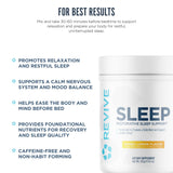 Revive Sleep Supplement Honey Lemon packaging details
