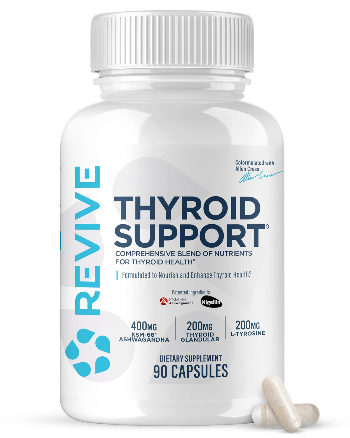 Revive Thyroid Support Supplement bottle front view