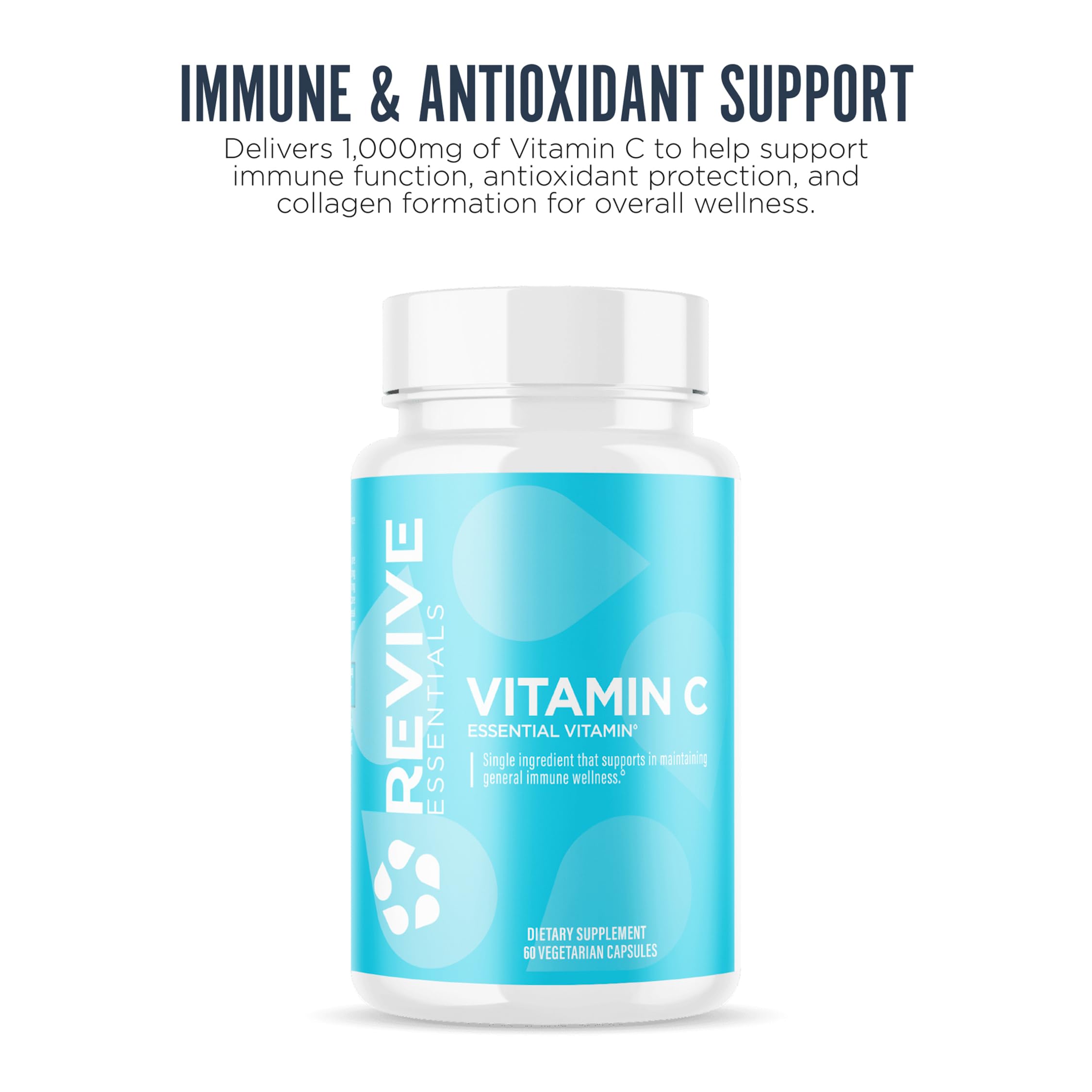 Revive Vitamin C 1000mg softgels bottle with 30 servings