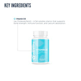 Revive Vitamin D3 5000IU softgels with dosage details