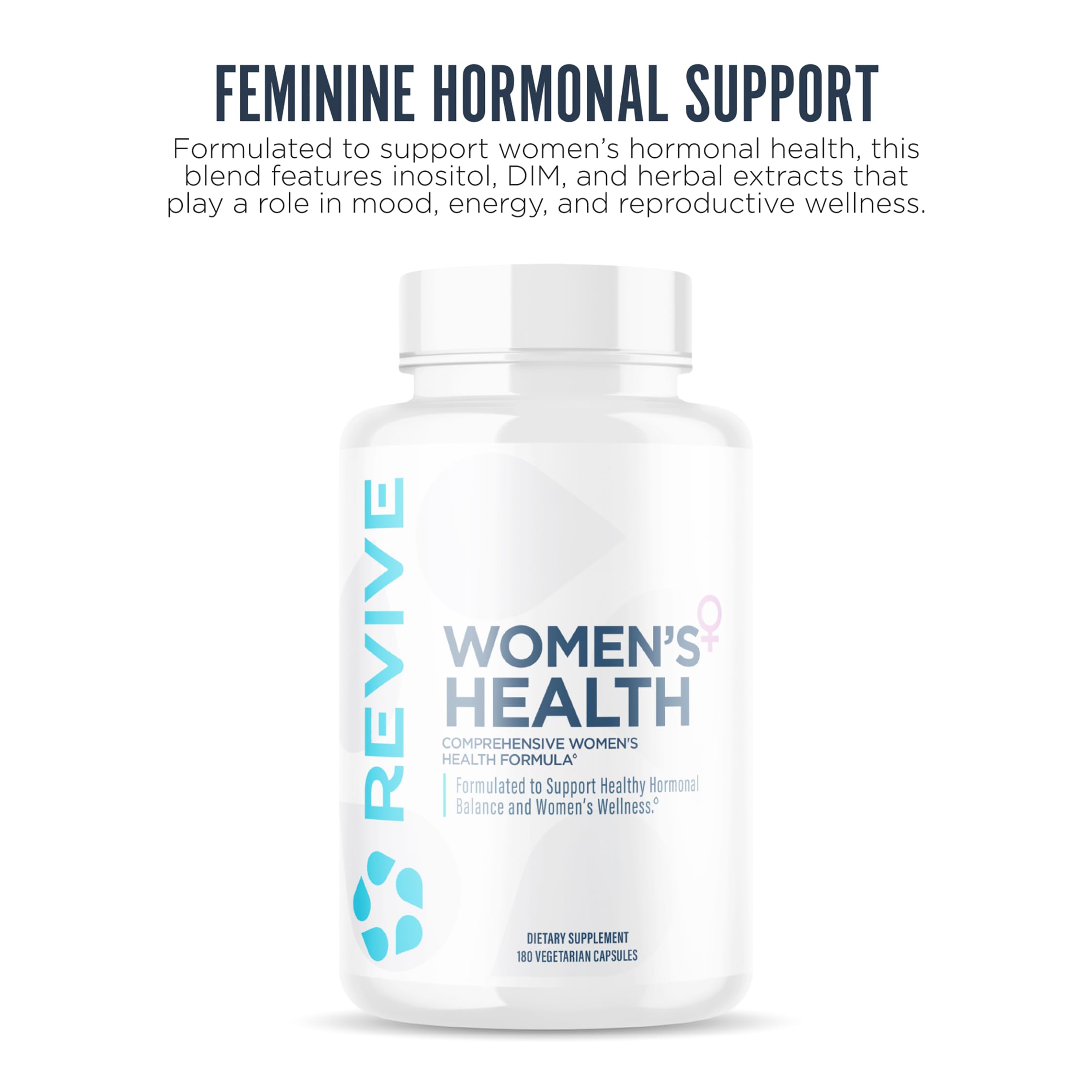 Revive Women’s Health Multivitamin side view of packaging