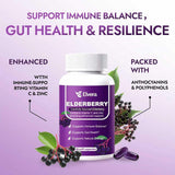 ReviveNerve Elvera Elderberry Capsules bottle with label