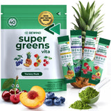 Rewind Daily Greens Superfood Powder sachets front view