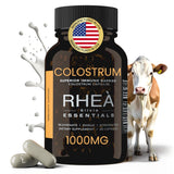 RHEASILVIA Colostrum Capsules 120 count front view