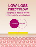 Rhionia Liposomal Glutathione Film melting on tongue