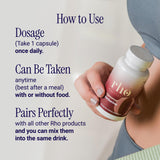 Rho Nutrition Liposomal Berberine Capsules with a measuring spoon