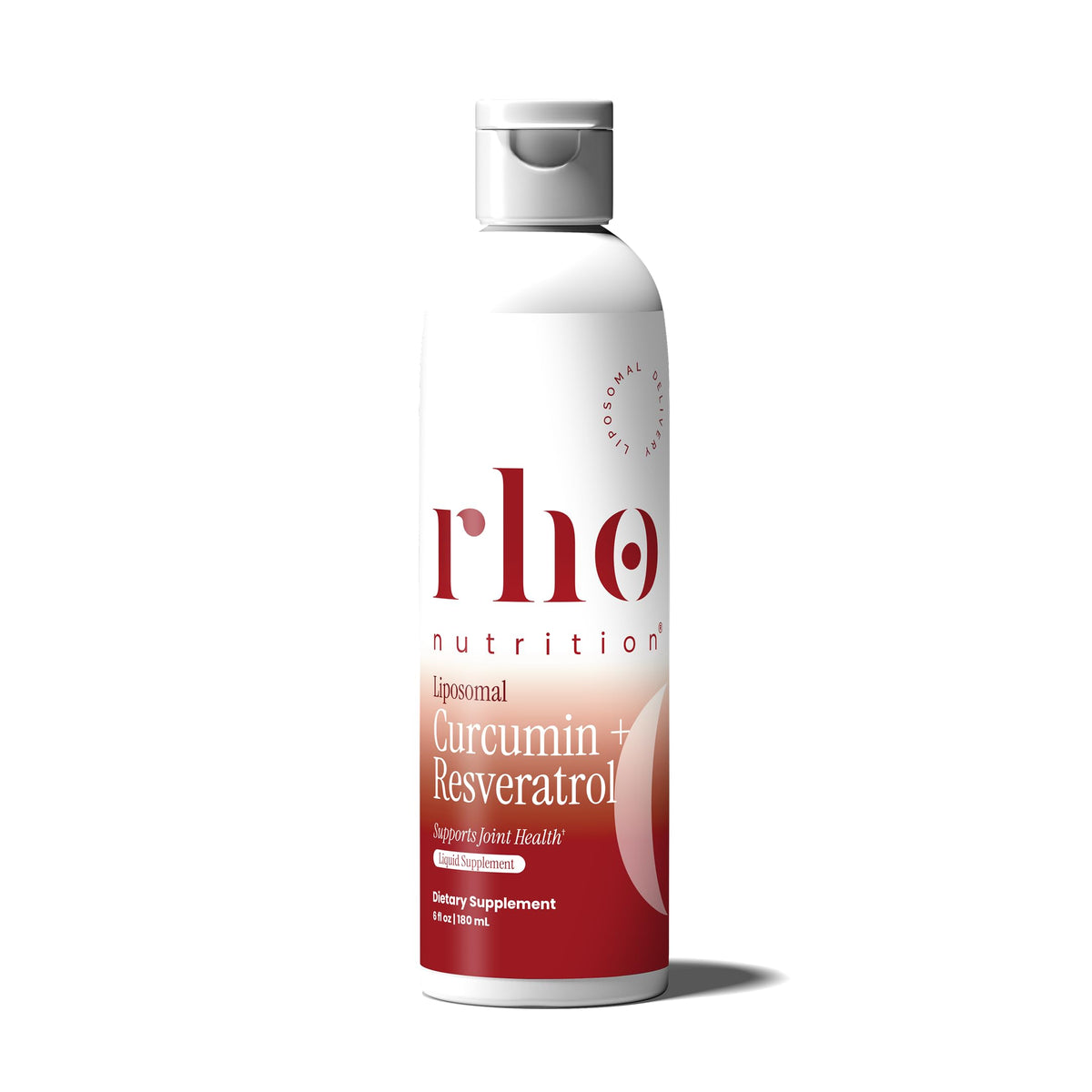 Rho Nutrition Liposomal Curcumin + Resveratrol 200mg front view
