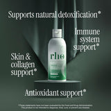 Rho Nutrition Liposomal Glutathione liquid supplement bottle side view