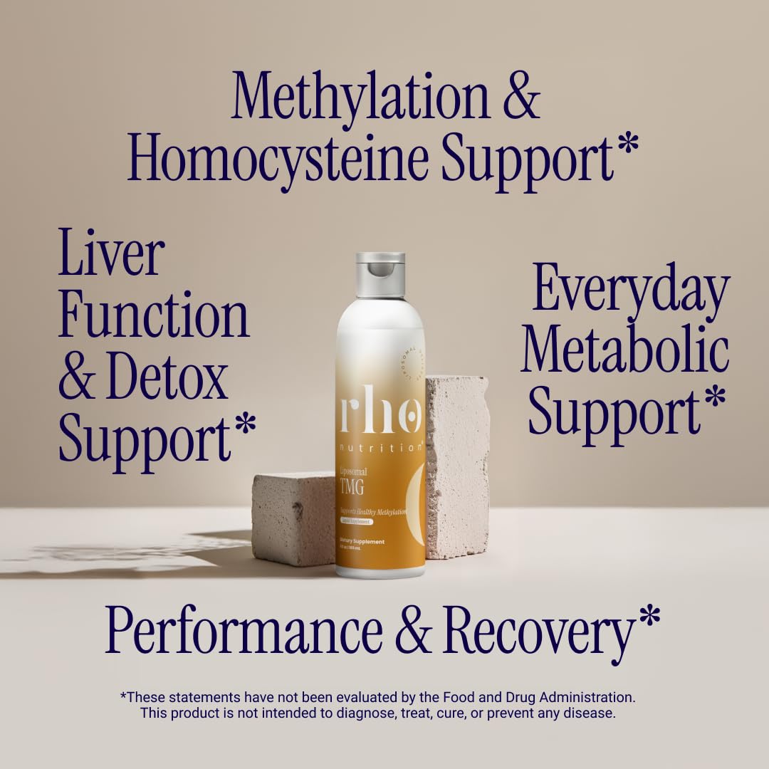 Rho Nutrition Liposomal TMG packaging side view