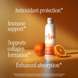 Rho Nutrition Liposomal Vitamin C liquid supplement bottle side view