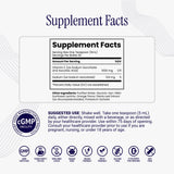 Rho Nutrition Liposomal Vitamin C liquid supplement with a teaspoon