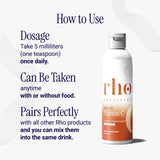 Rho Nutrition Liposomal Vitamin C liquid supplement with fresh oranges