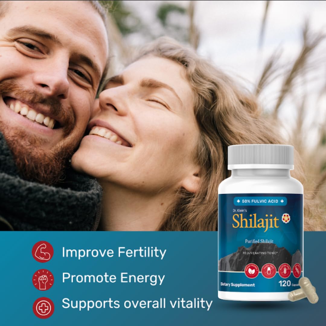 Rhoziva Shilajit Capsules 250mg with measuring spoon