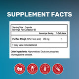 Rhoziva Shilajit Capsules 250mg with water glass