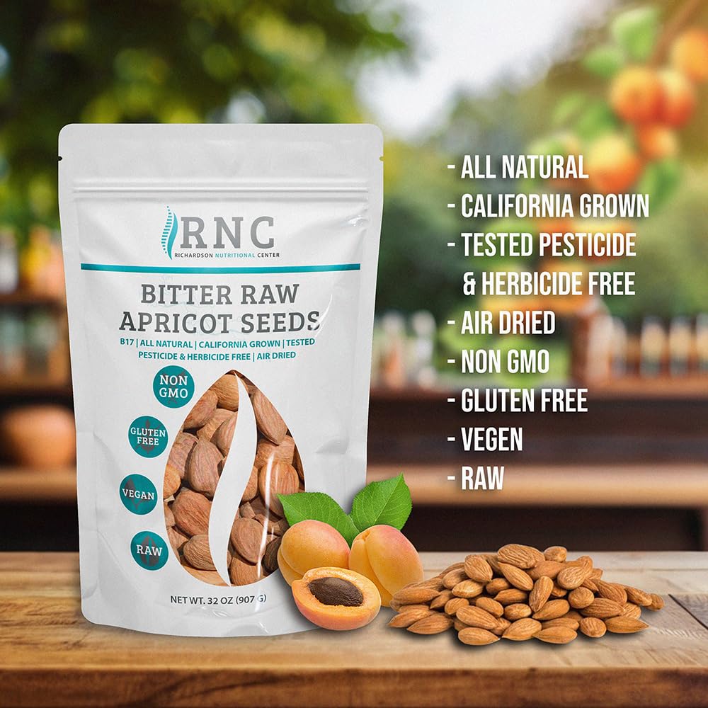 Richardson Nutritional Center Bitter Apricot Seeds nutritional information