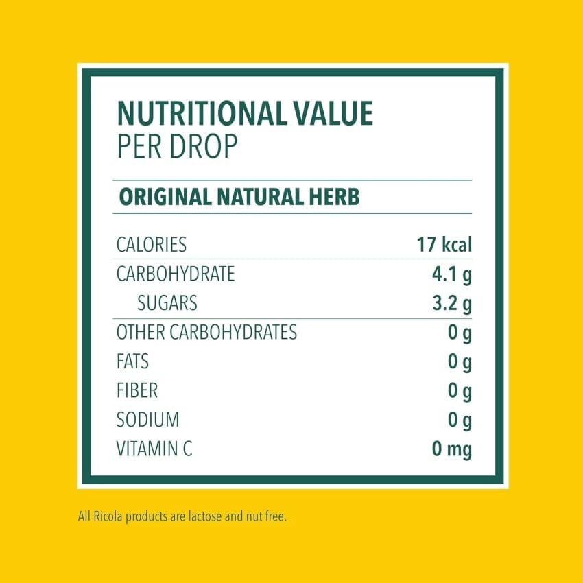 Ricola Sugar Free Herb Drops with Stevia close-up