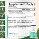 RidgeCrest Herbals AirwayClear Herbal Supplement back view