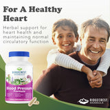 RidgeCrest Herbals Blood Pressure Formula 1000mg on a wooden table