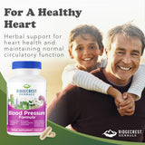 RidgeCrest Herbals Blood Pressure Formula 77g on a wooden table