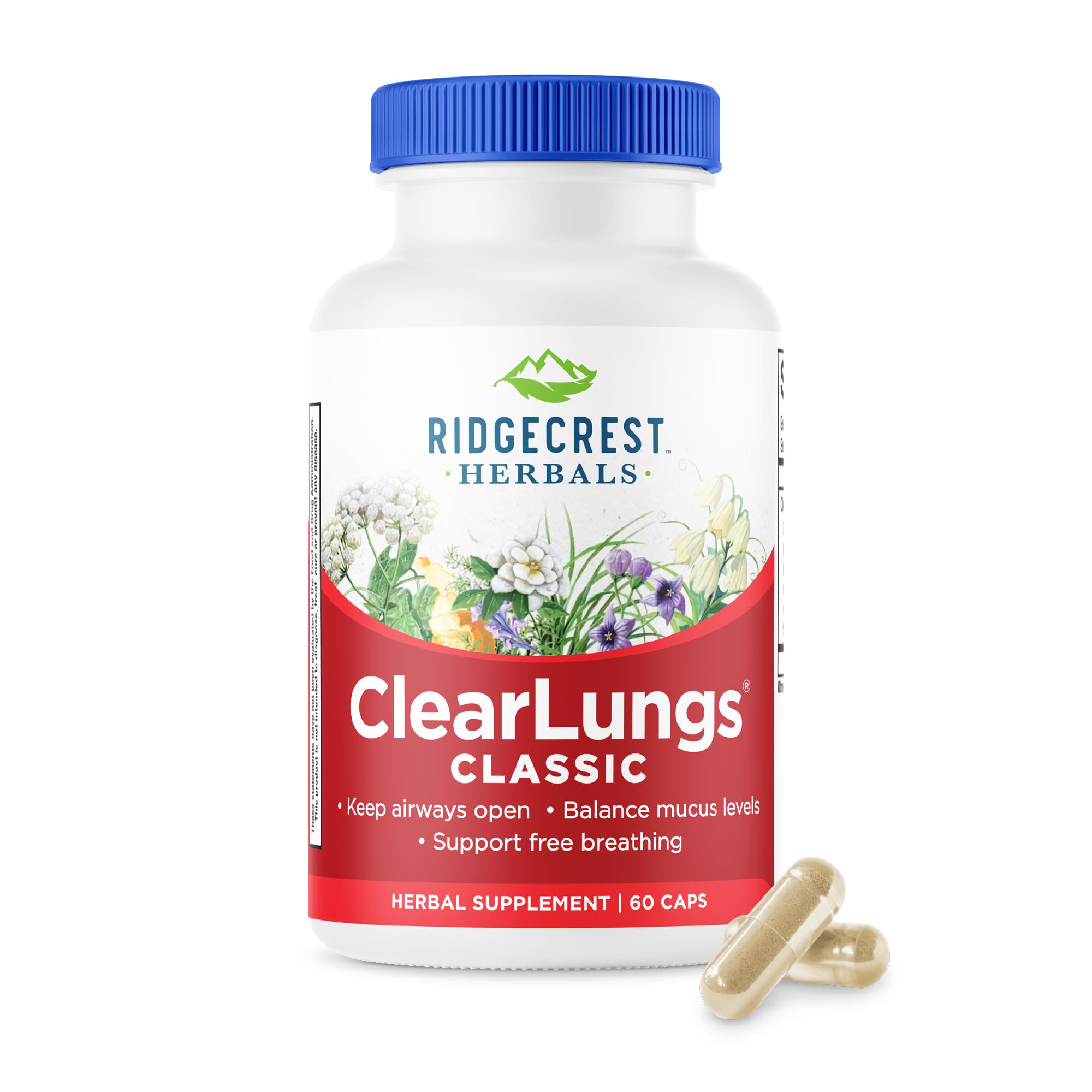 RidgeCrest Herbals ClearLungs Classic 45g front view